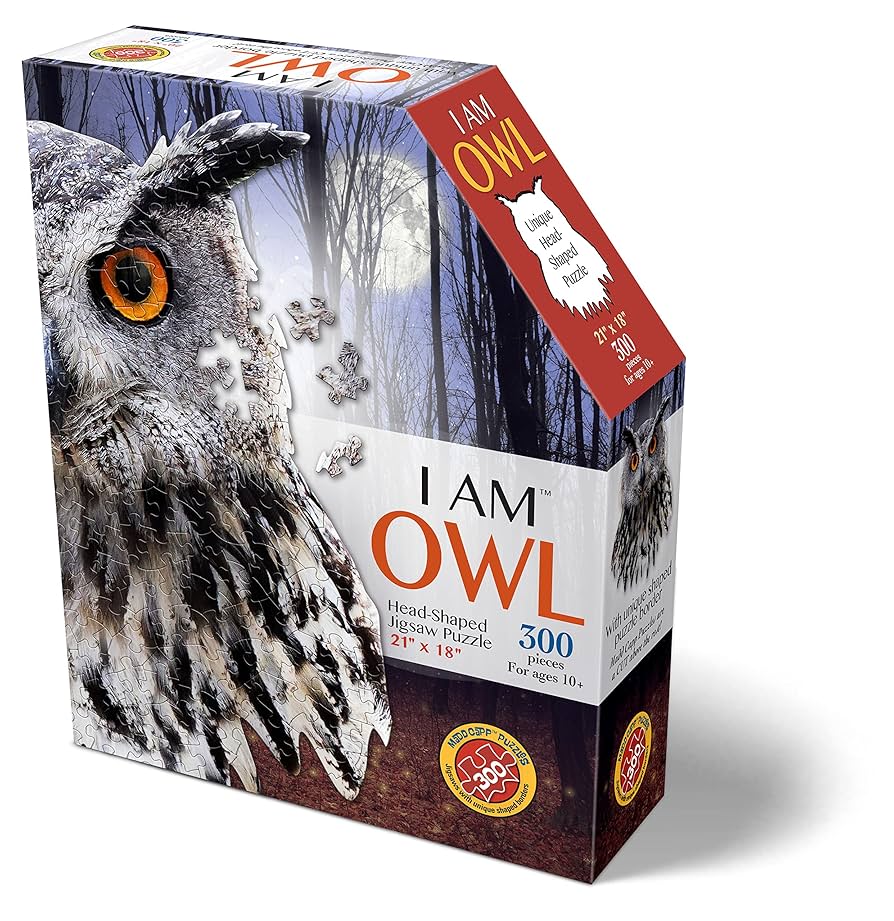 Amazon.com: Madd Capp Puzzles - I AM Owl - 300 Pieces